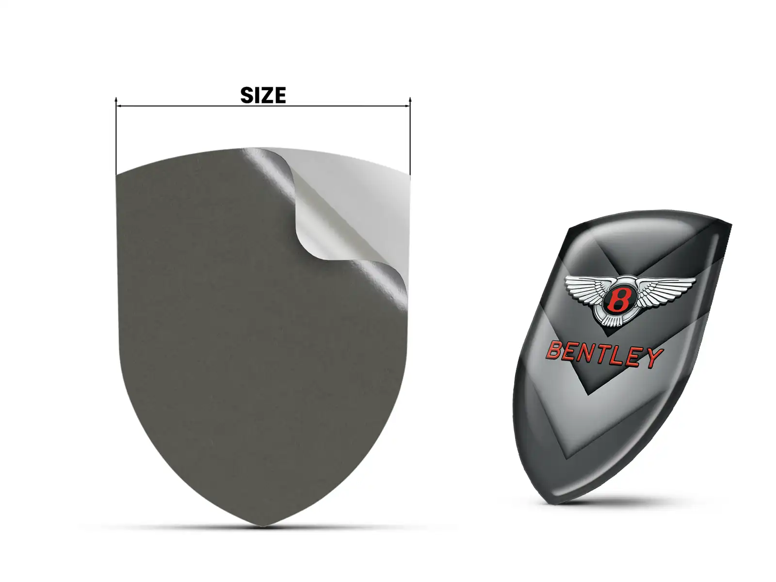 Bentley Emblemas Silicona Auto Elegantes Máximo Deporte Duradero
